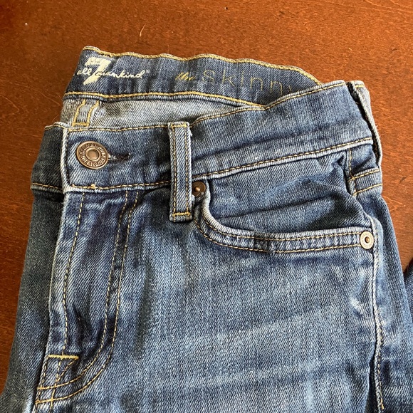 7 For All Mankind Skinny Jeans Sz 25 - Picture 5 of 7